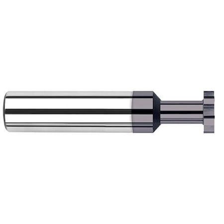 Harvey Tool 1/2 in. dia. x 0.1560 in. 5/32 Width x 1/2 in. Neck CarbideSquare Deep Keyseat Cutter, 8 Flutes 975765-C3